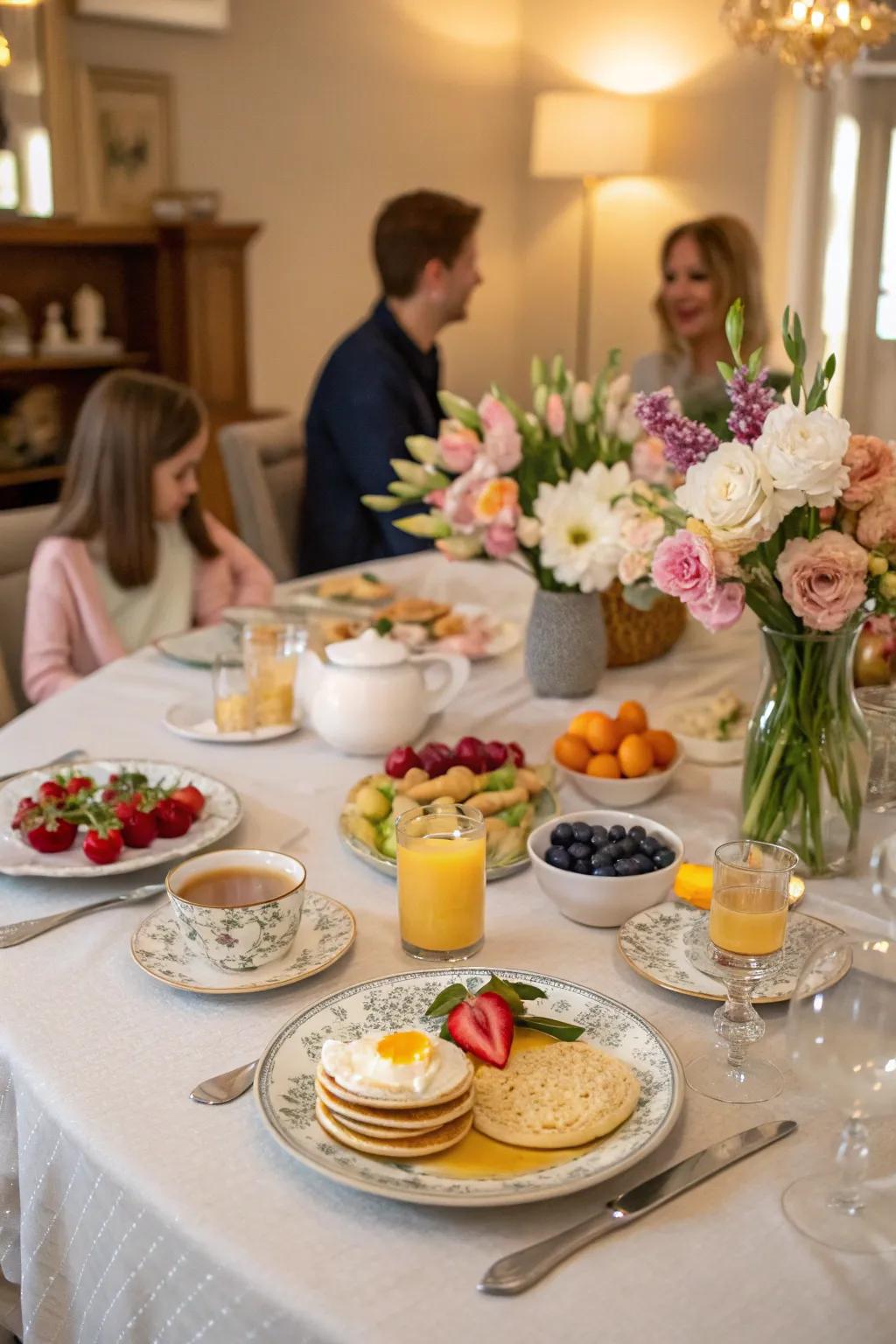 Celebrate with a lovely Mother's Day breakfast feast at home.