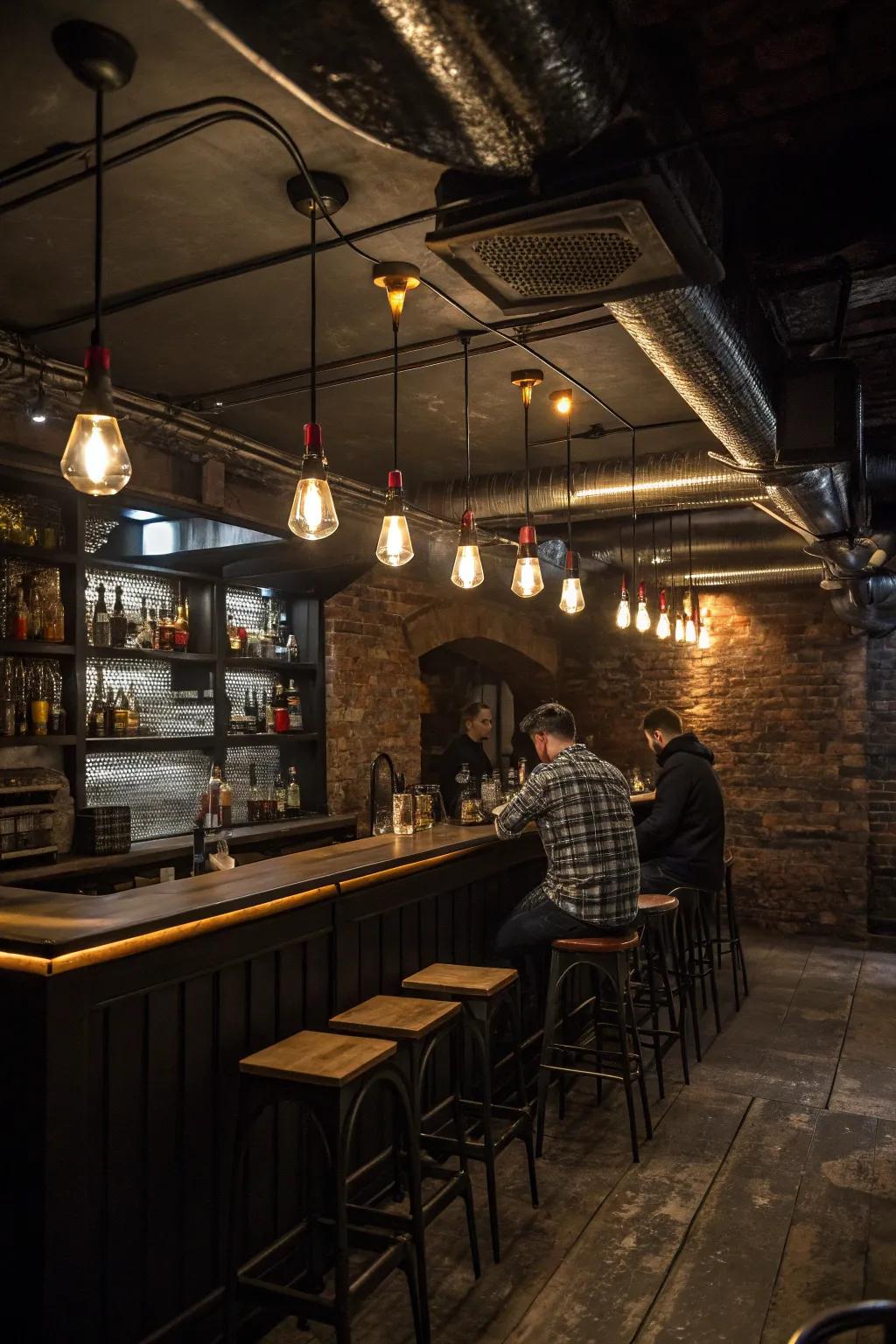 City lights add a hip, urban element.