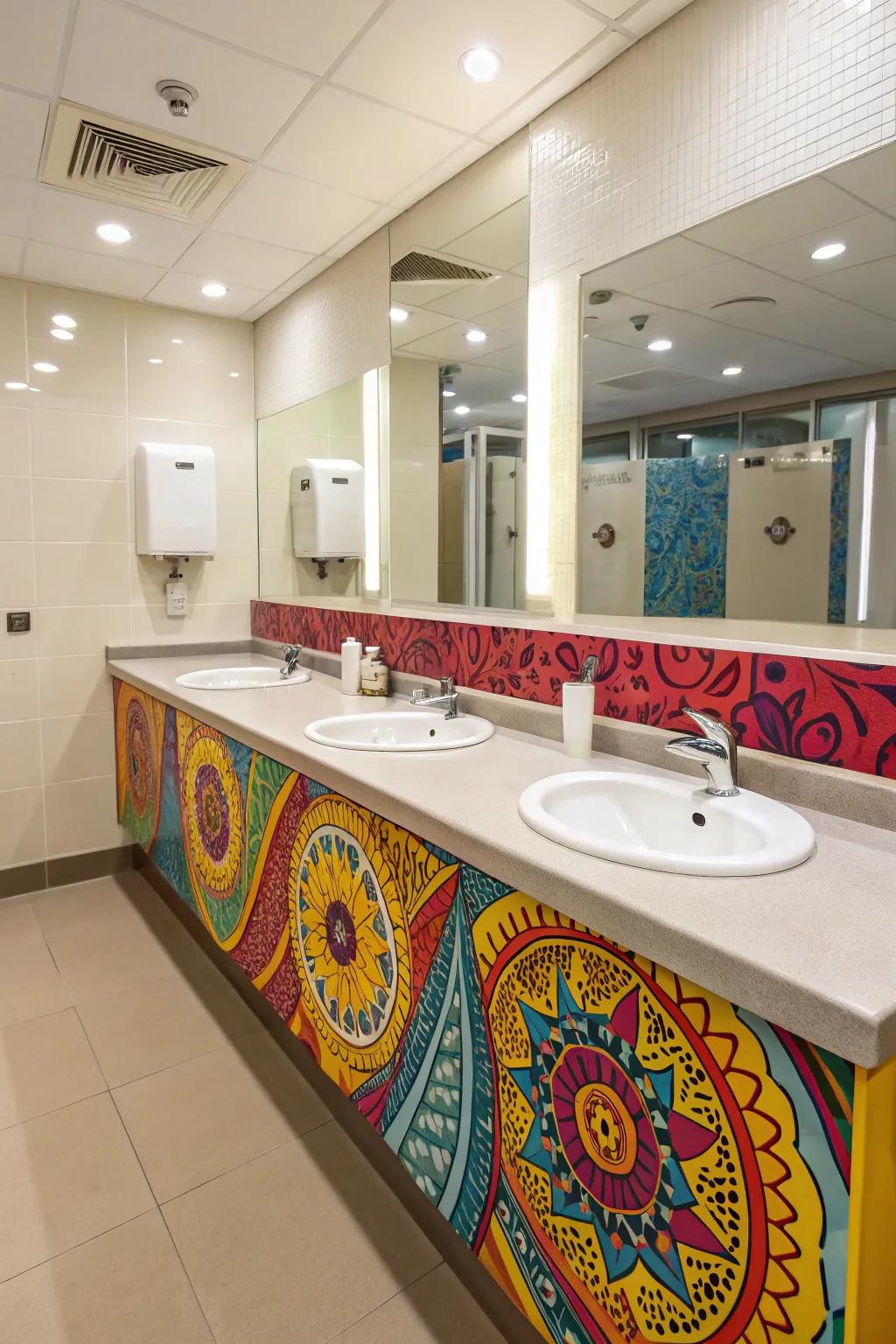 Overlay countertops offer flexibility and affordability.