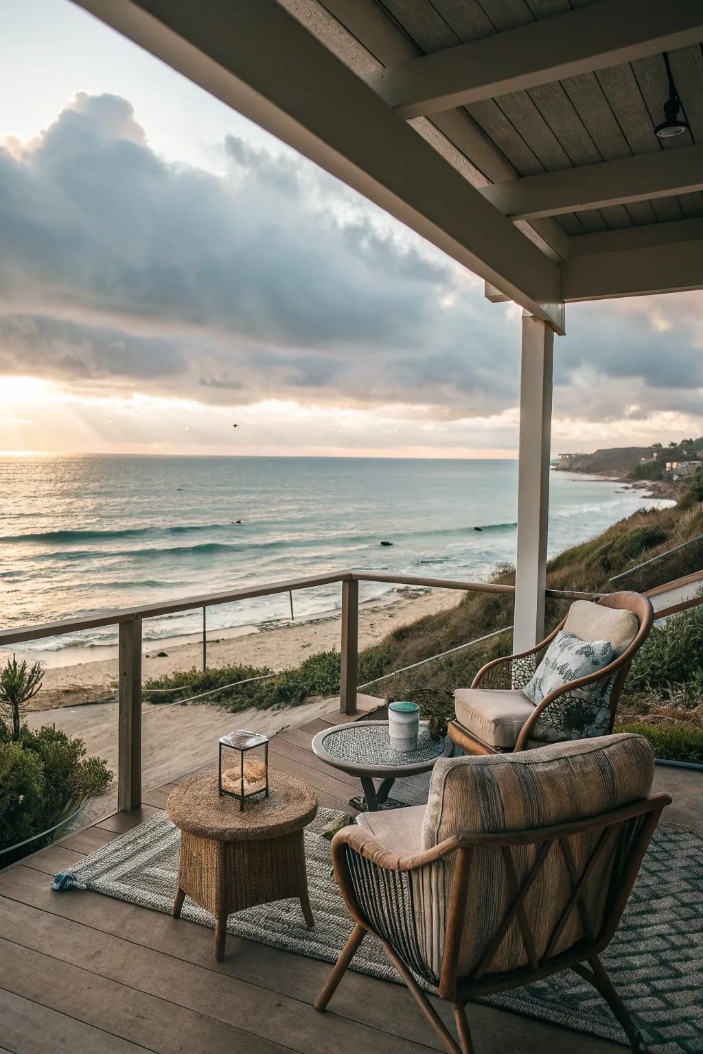 Outdoor zones beckoning rest and joy.