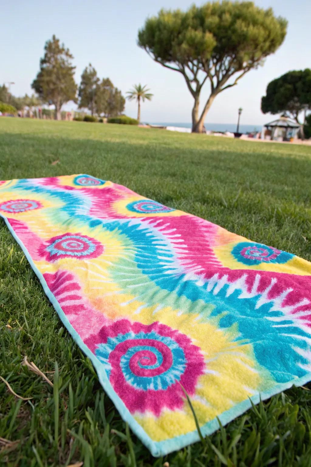 Craft bright color splash textiles for an explosion of vibrancy.