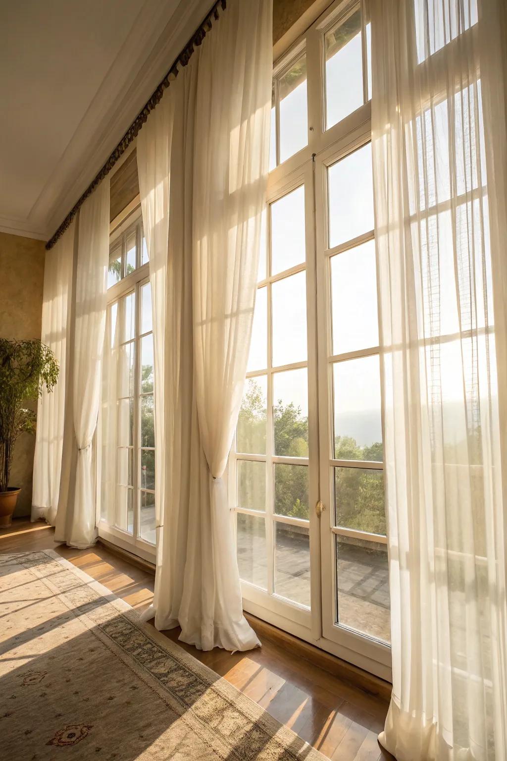 Natural light amplifies the breezy coastal environment.