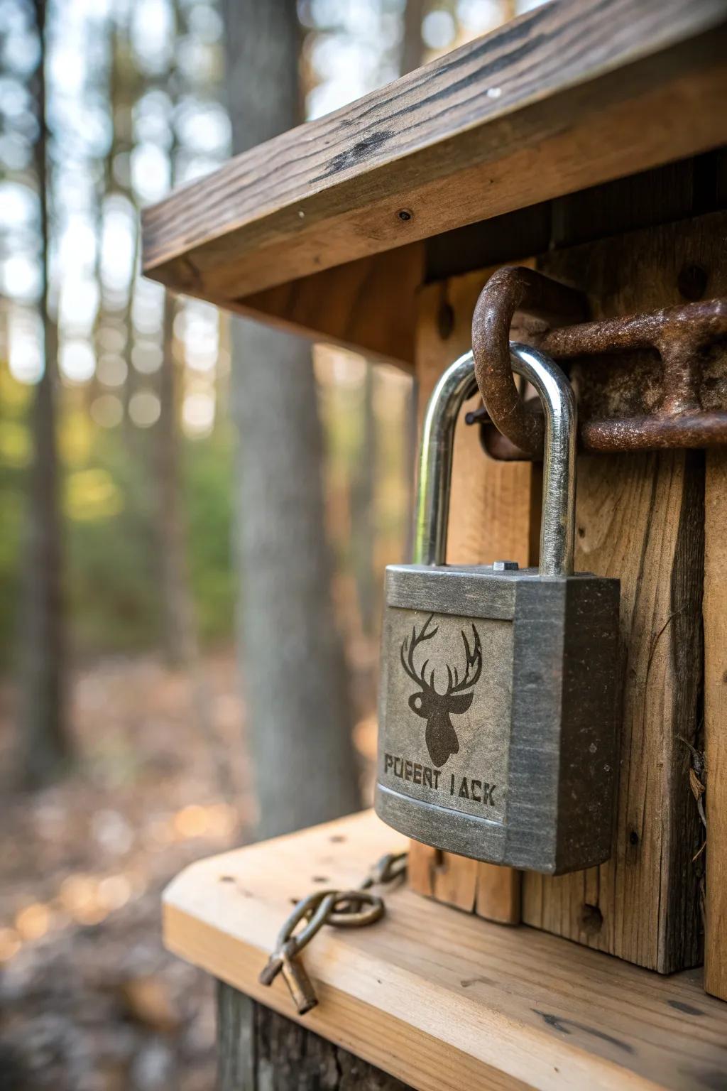 Lock it up: Simple solutions for a deer feeder that keeps bears out.