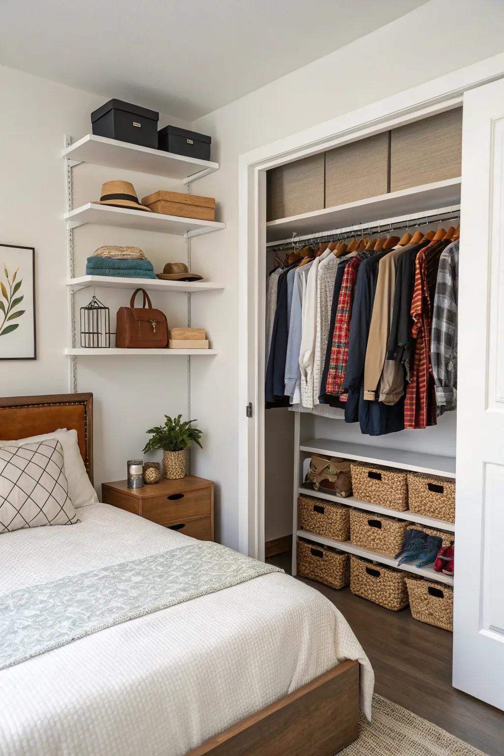 Ingenious storage solutions ensure your nook remains uncluttered and practical.