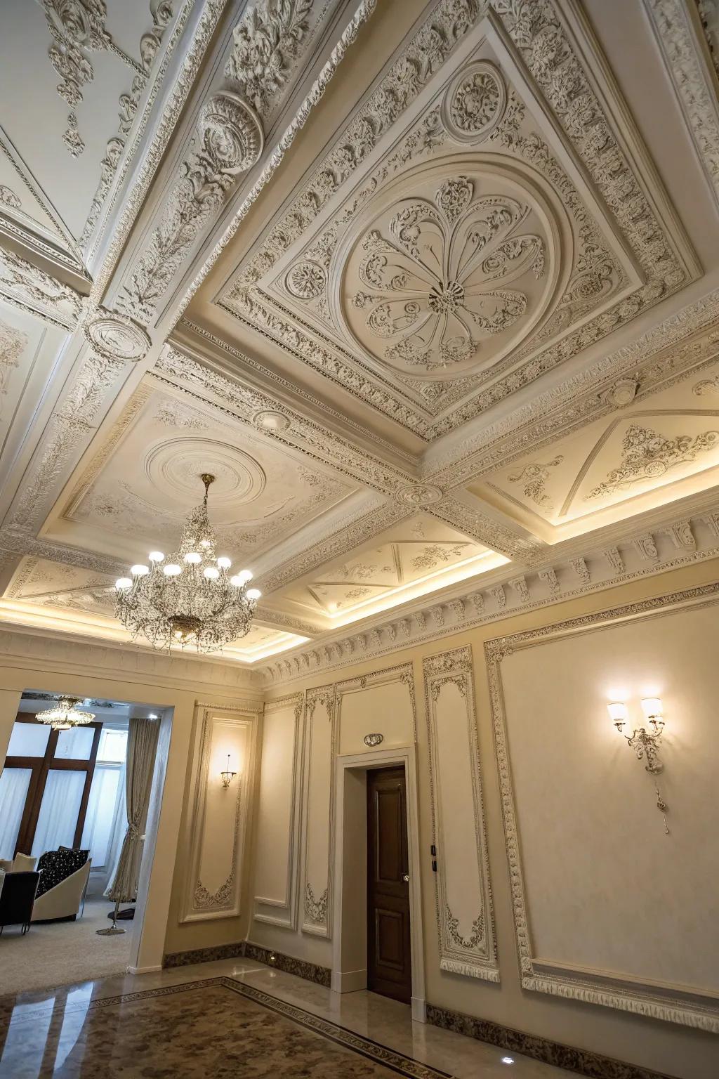 Detailed molding for a touch of luxury.