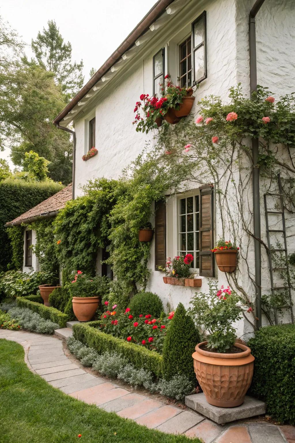 Texturo siding establishes a timeless Mediterranean facade.