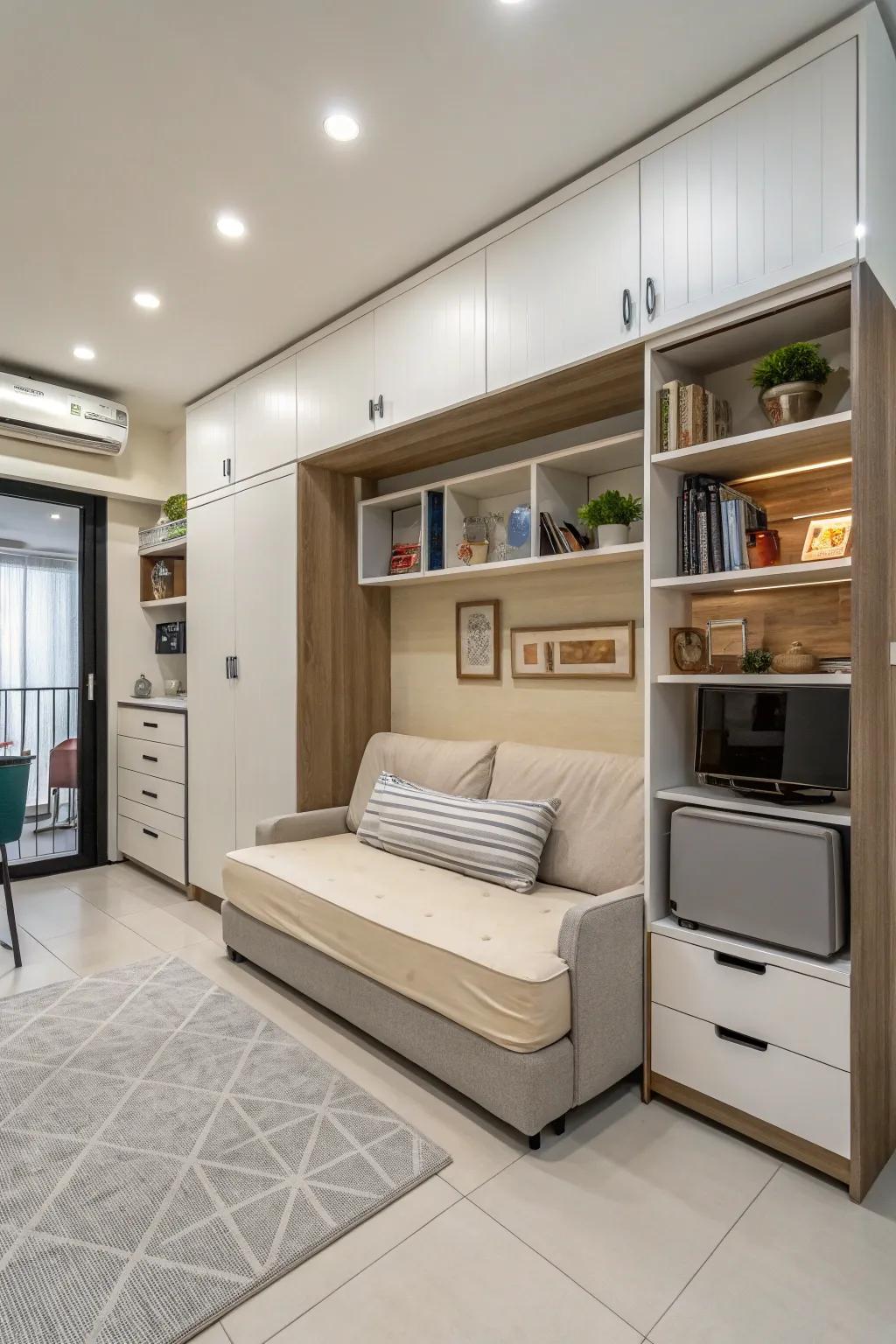 Adaptable furniture can enhance your living area.