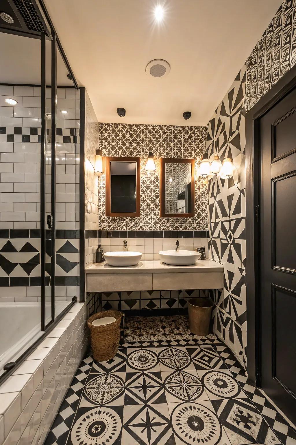 Create a statement with striking shades and designs.