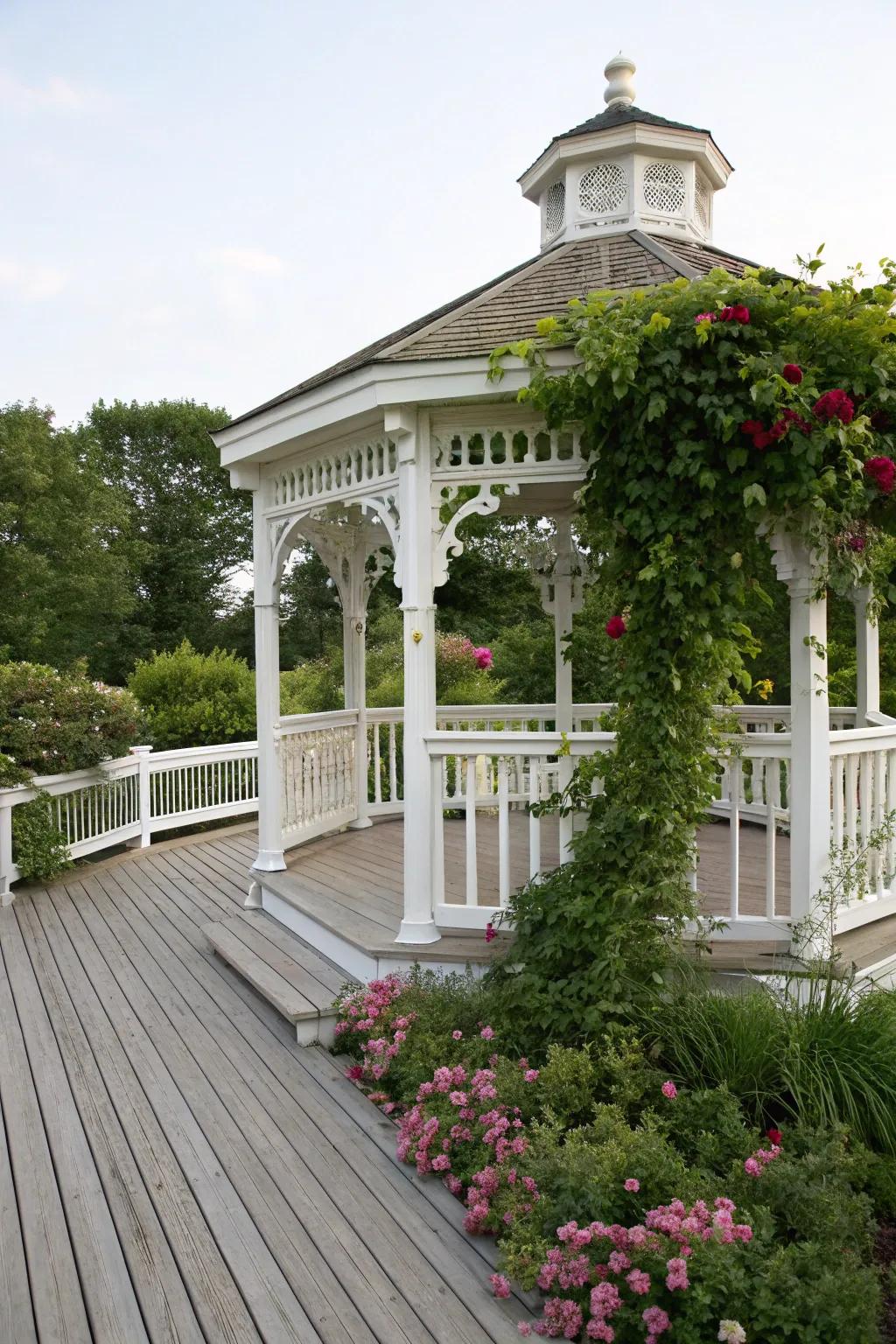 Summerhouses offer elegant shelter and serve as a center point for any open-air space.
