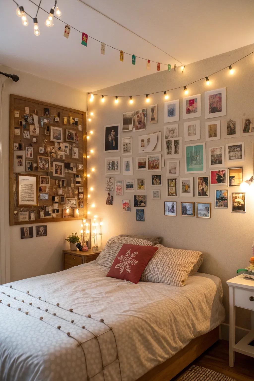 Individualized decor adds character and a sense of belonging to your room.