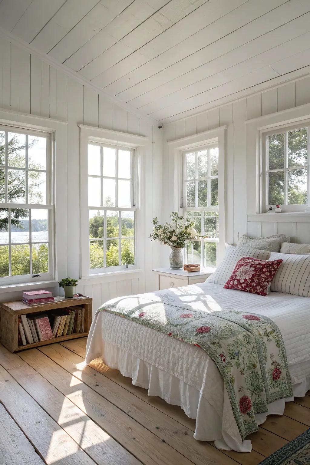 Open and inviting through natural light.