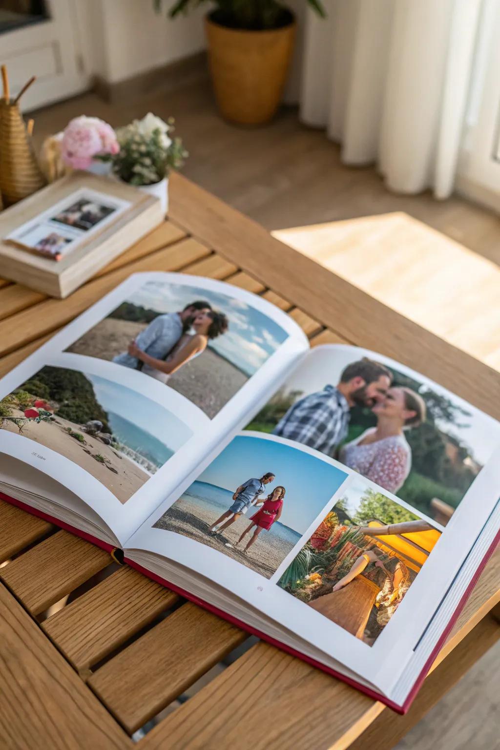 A photo book that unfolds a beautiful love story.