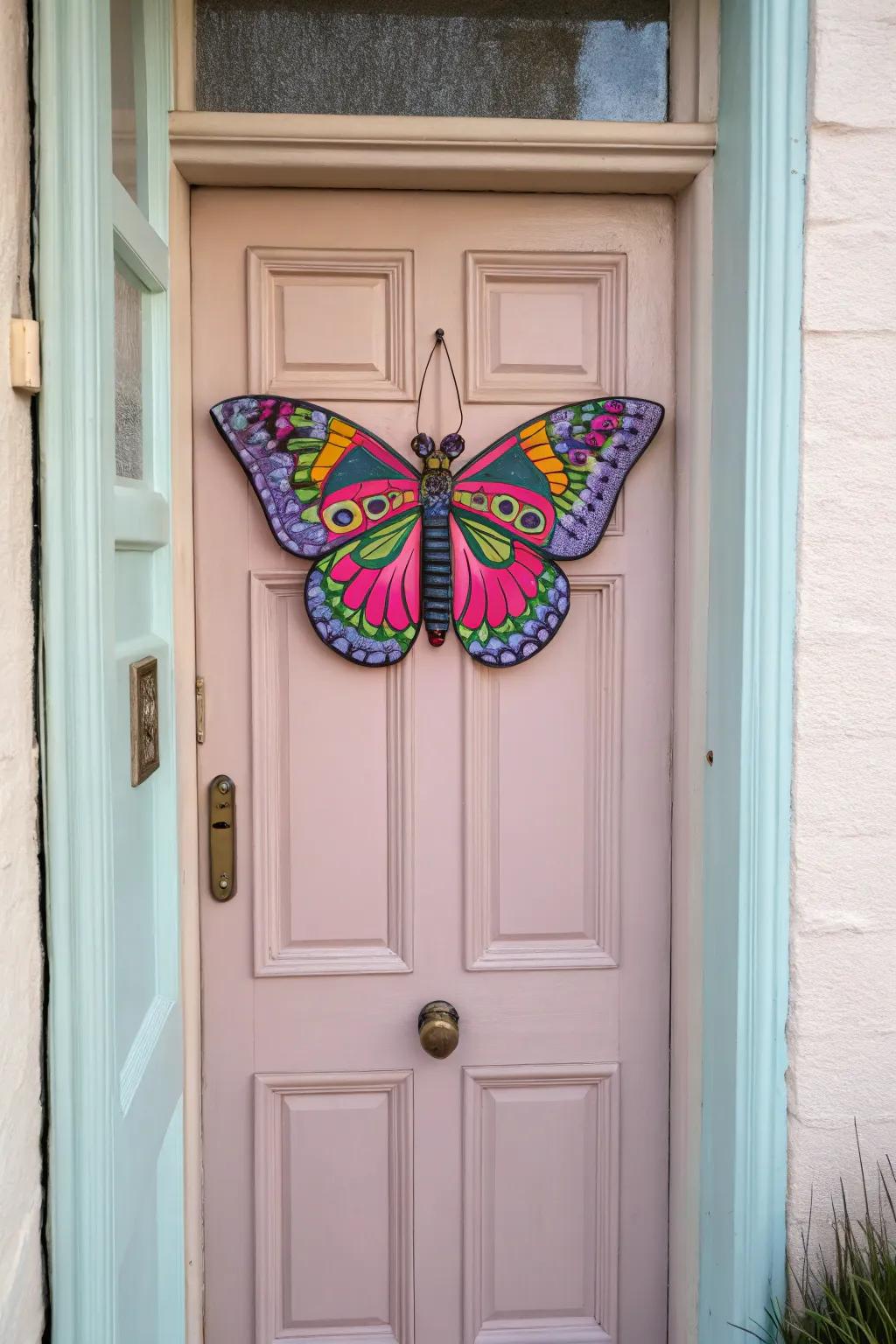 An ethereal flutter door charm for a hint of sorcery.