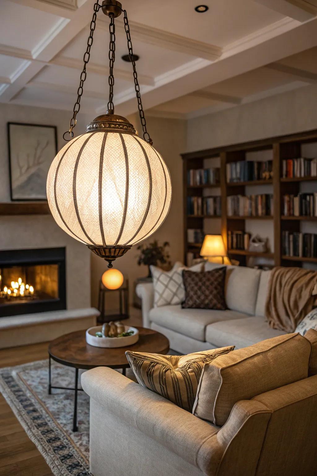 Ornamental illumination introduces elegance and character.