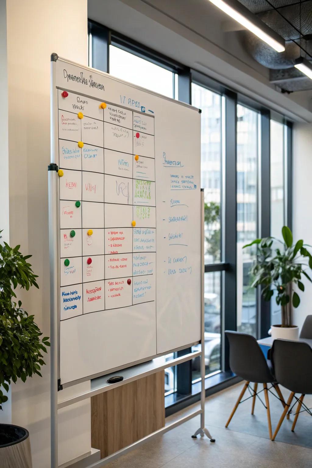 Organize your duties via a color-coordinated approach.
