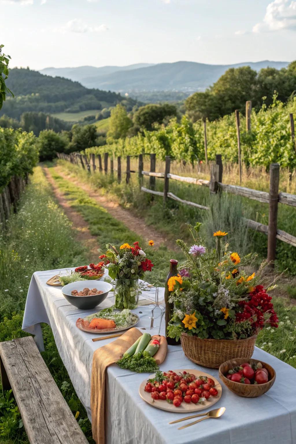 Relish a fresh and local garden-fresh dining experience.