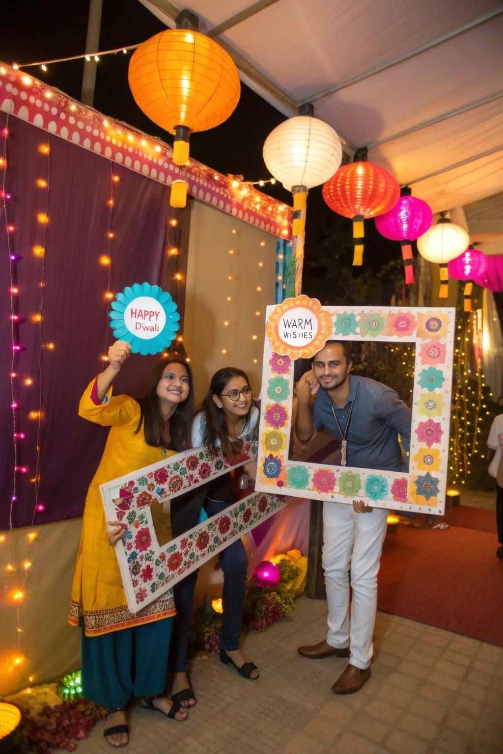 DIY snapshot borders with celebratory salutations for customized photographs.