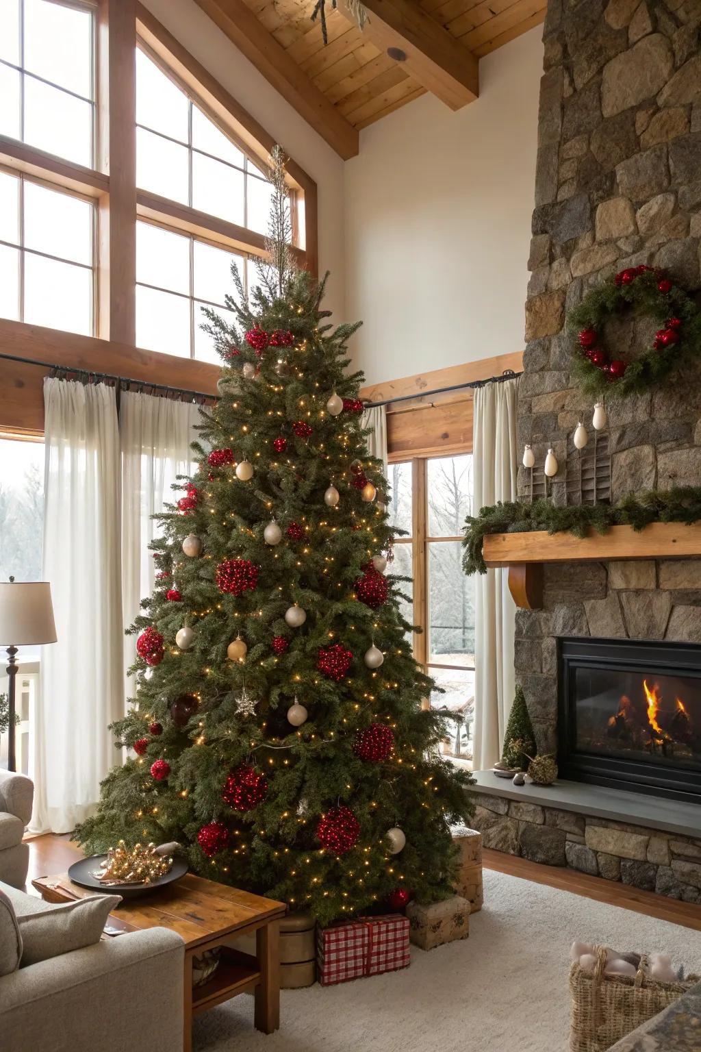 A nature-inspired berry sprig topper.