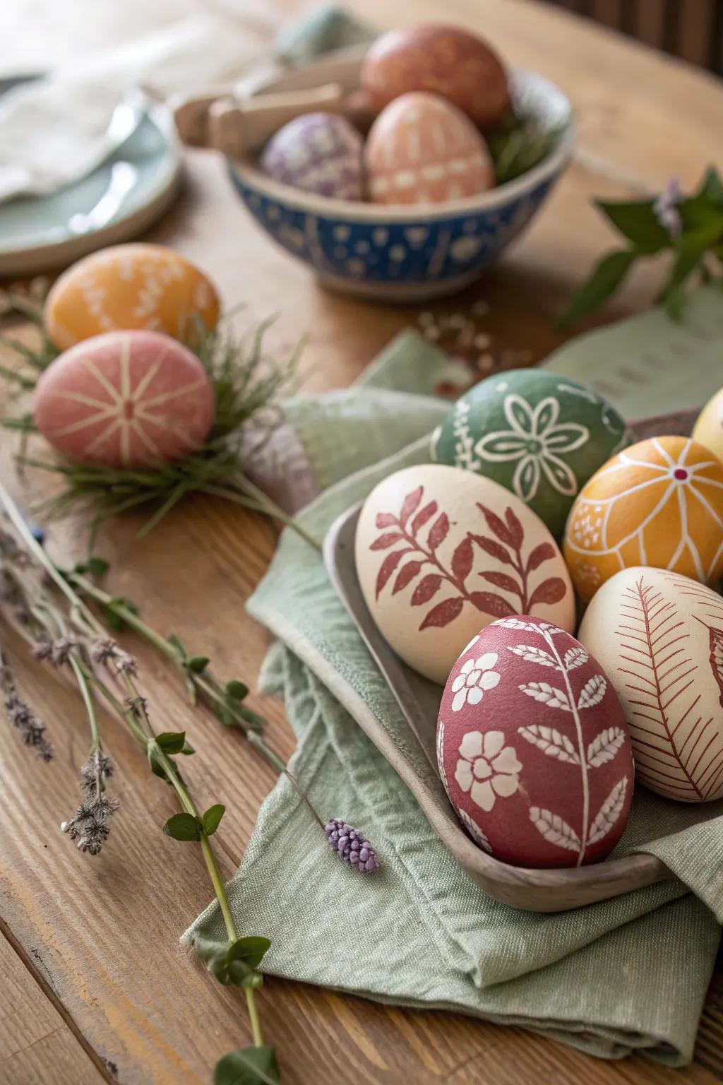 Get innovative with crafty egg embellishments this Easter.