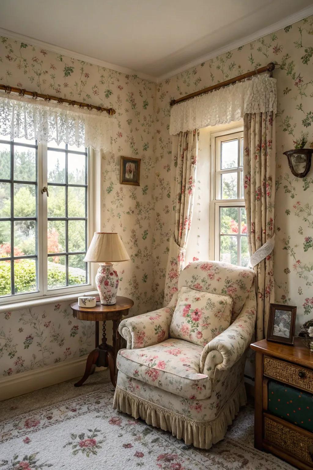 Floral designs bring a touch of nature indoors.