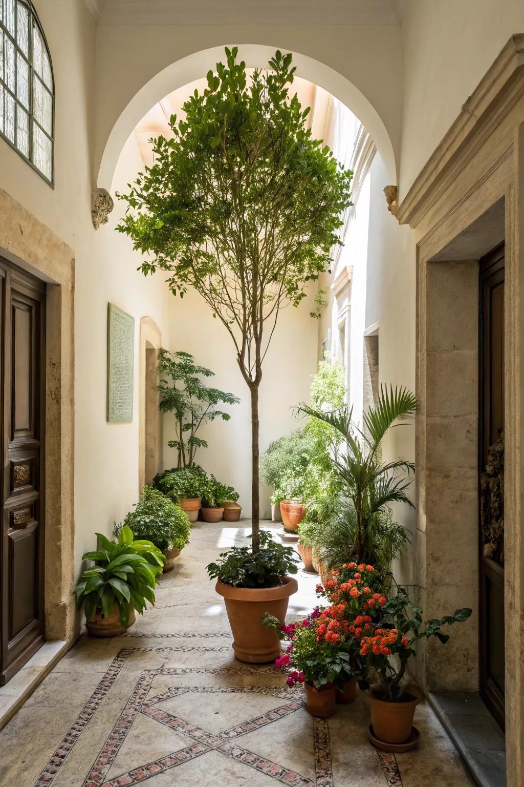 Verdure infuses life and vibrancy into your entryway.