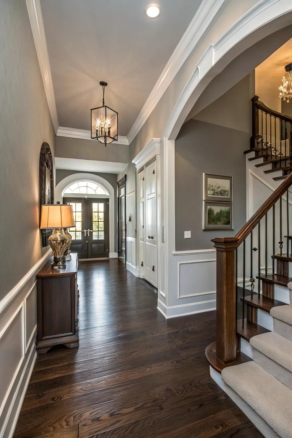 Striking skirting boards deliver both aesthetic and safety.