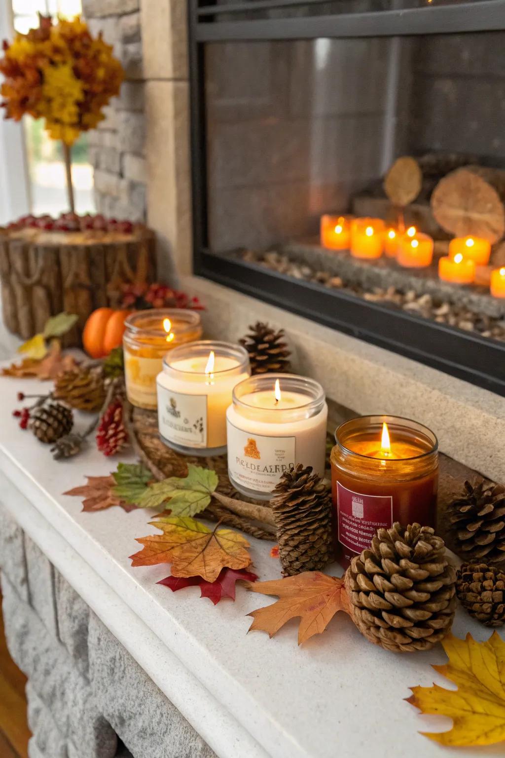 Scented candles that infuse your home with the essence of fall.