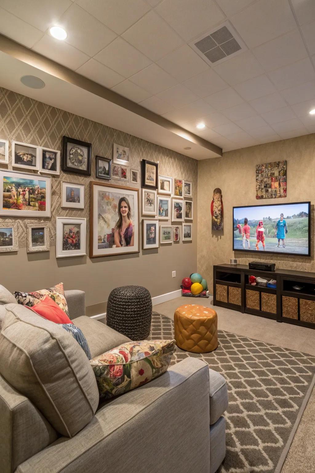 Walls narrating your family’s distinctive saga.
