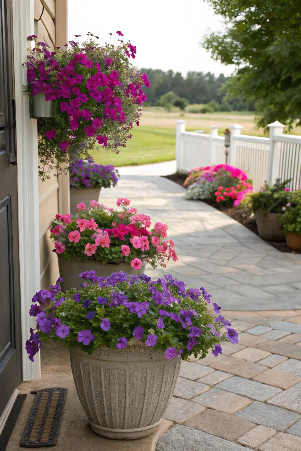 Infuse a splash of color with vibrant flowers.
