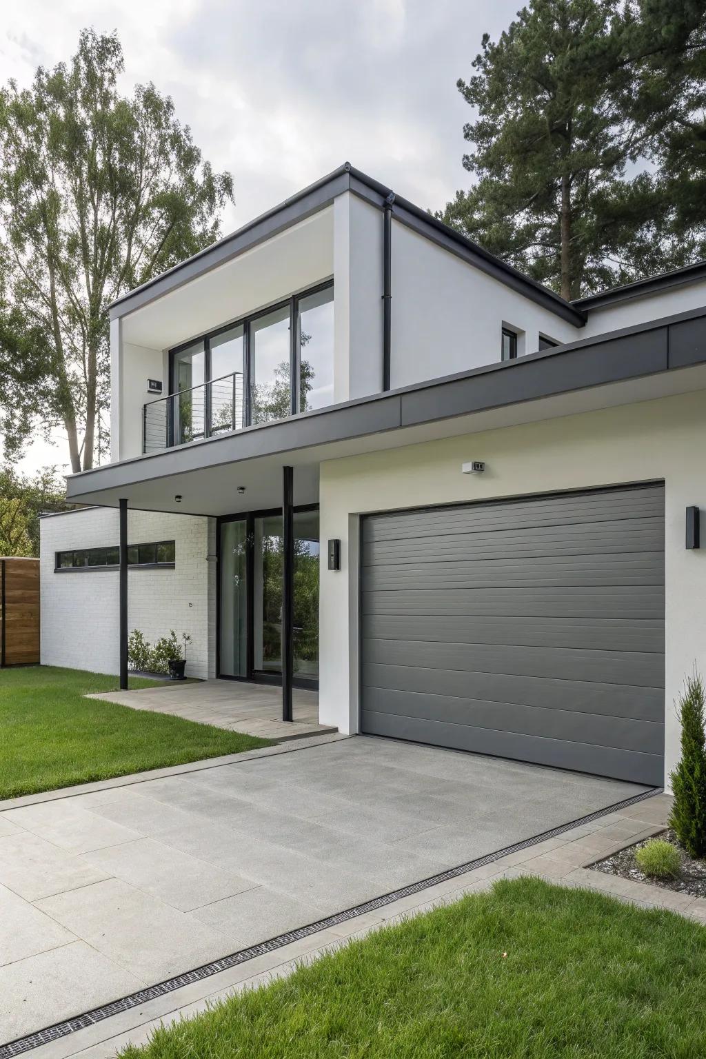 Gray provides a sleek and modern touch to your home's exterior.