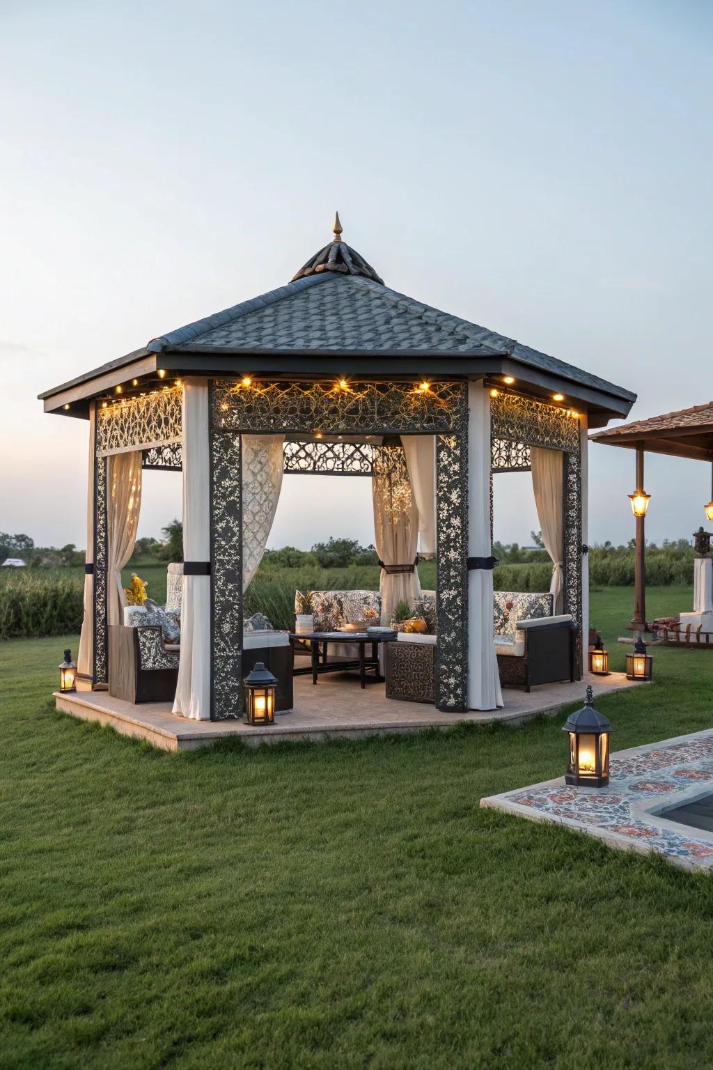 Ceramic tiles add a hint of elegance and refinement to outdoor spaces.