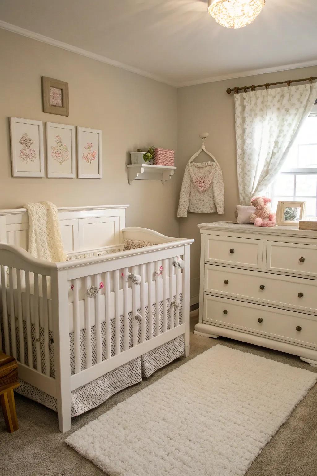 Ivory furniture begets a pristine and timeless aesthetic.