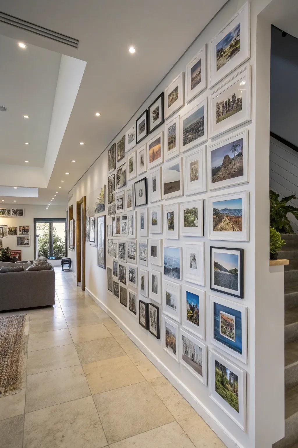 A detailed photo montage beautifully recounts the graduate&rsquo;s journey.