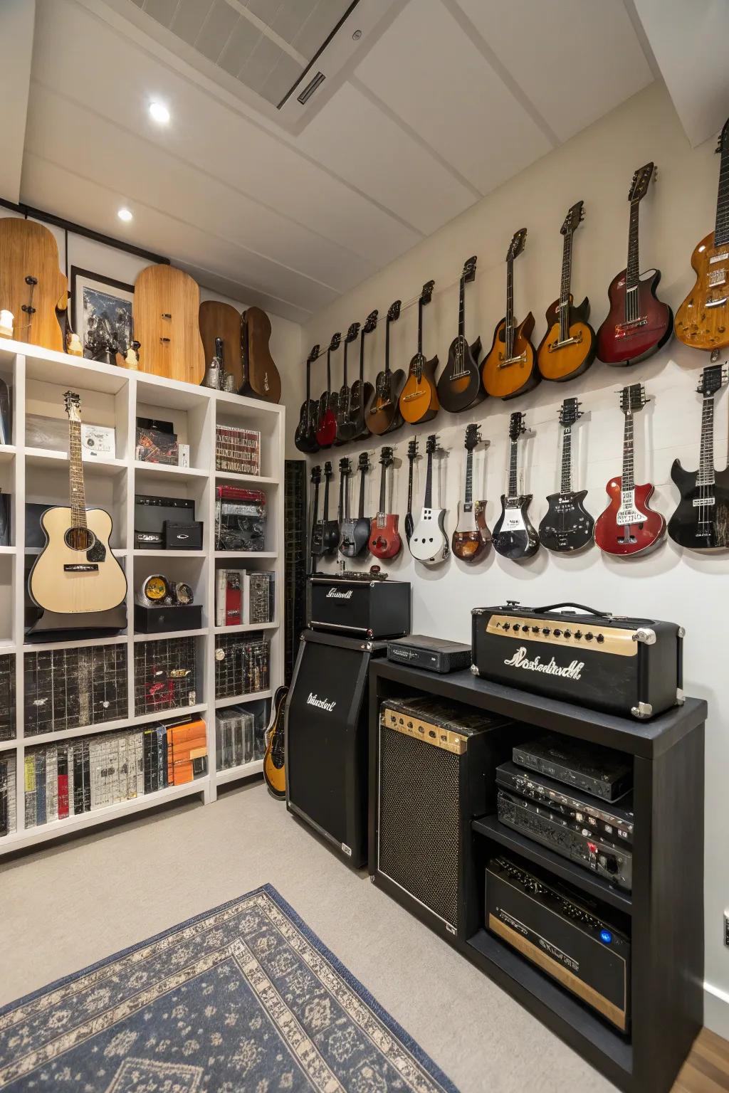 Arrange your equipment with flair.