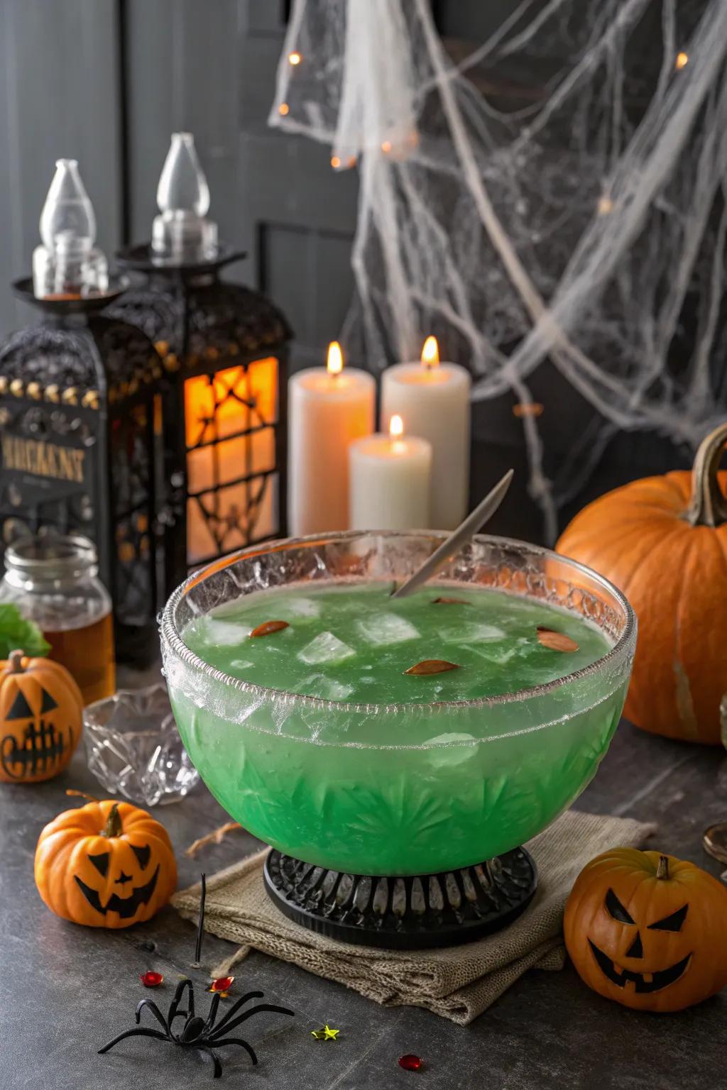 A sorceress&rsquo; elixir bowl enhances a magical highlight to beverage offerings.