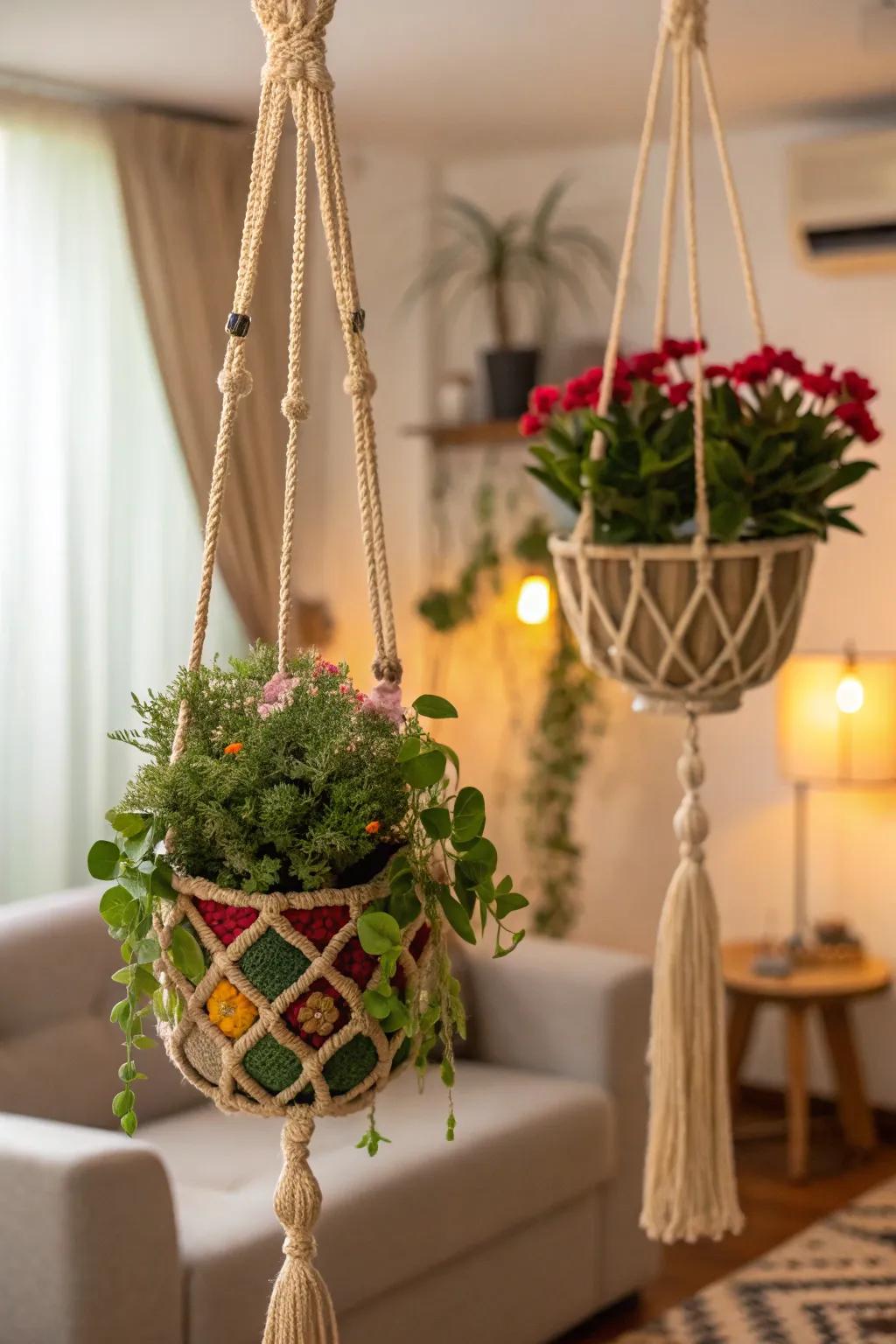 Customize your baskets using decorative features.