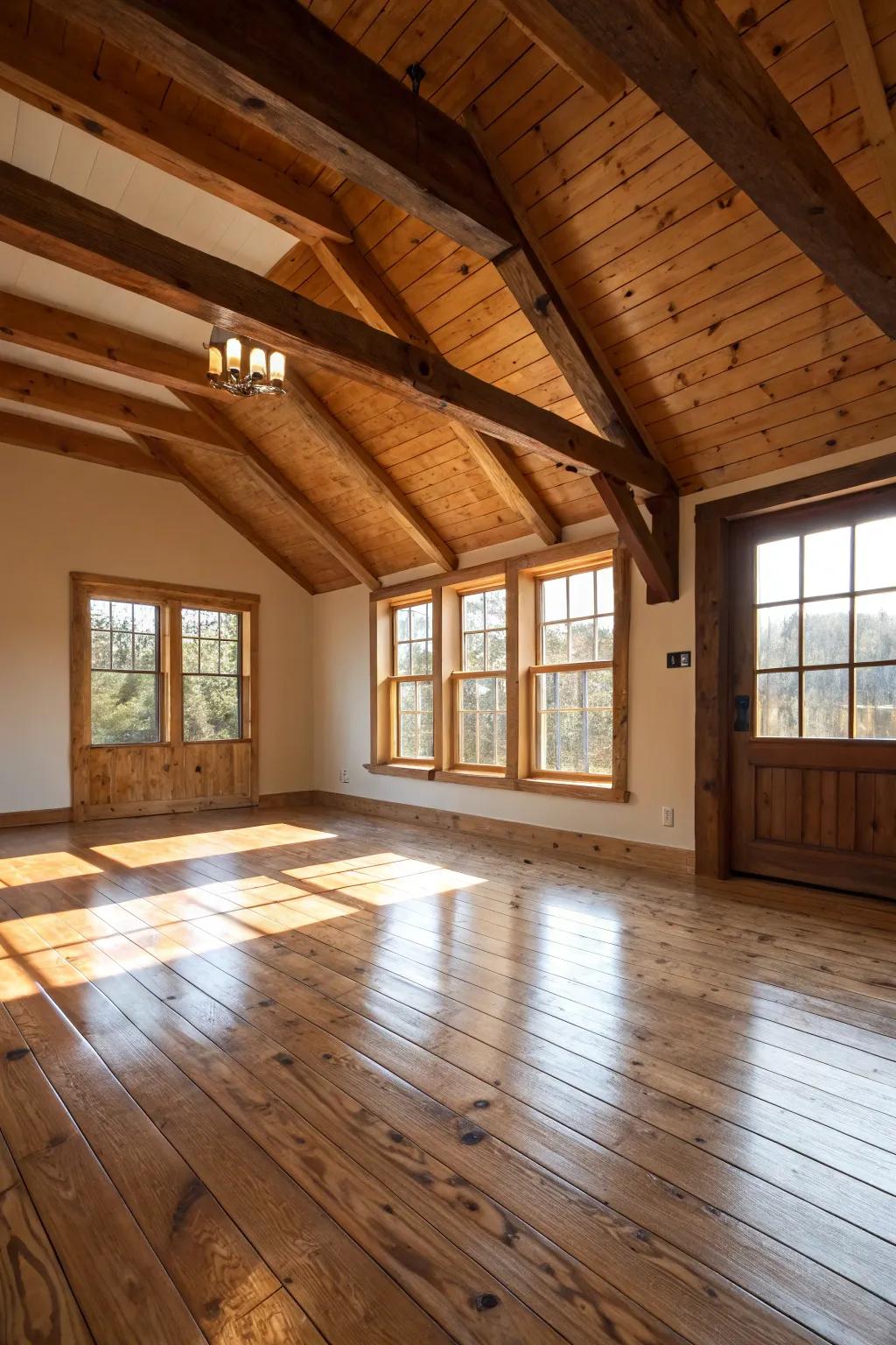 Enhance your house with the everlasting appeal of timber.