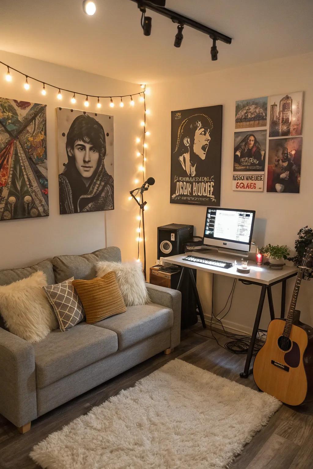 Allow your decor to spark your creativity.