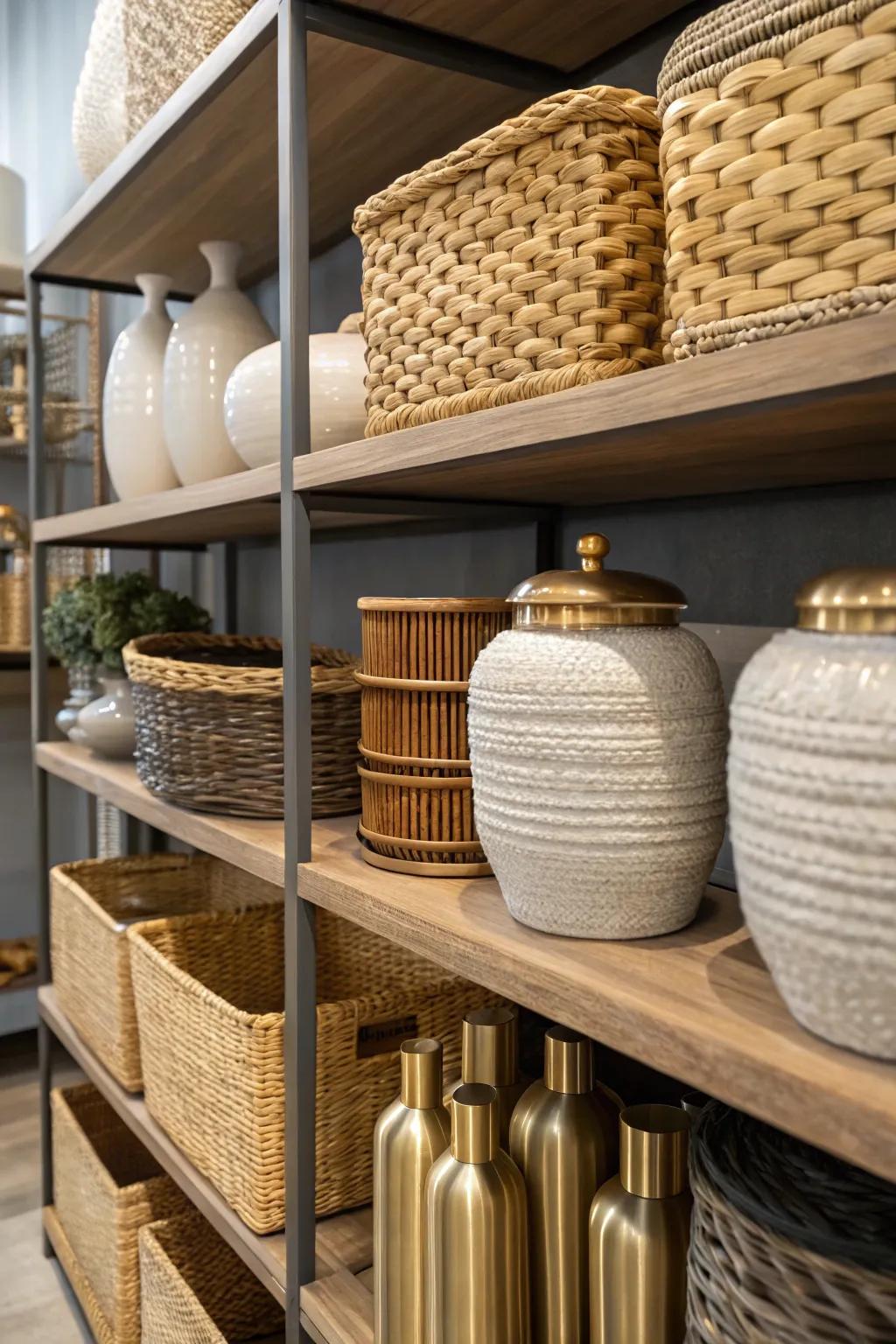 Textures bring magnitude and opulence.