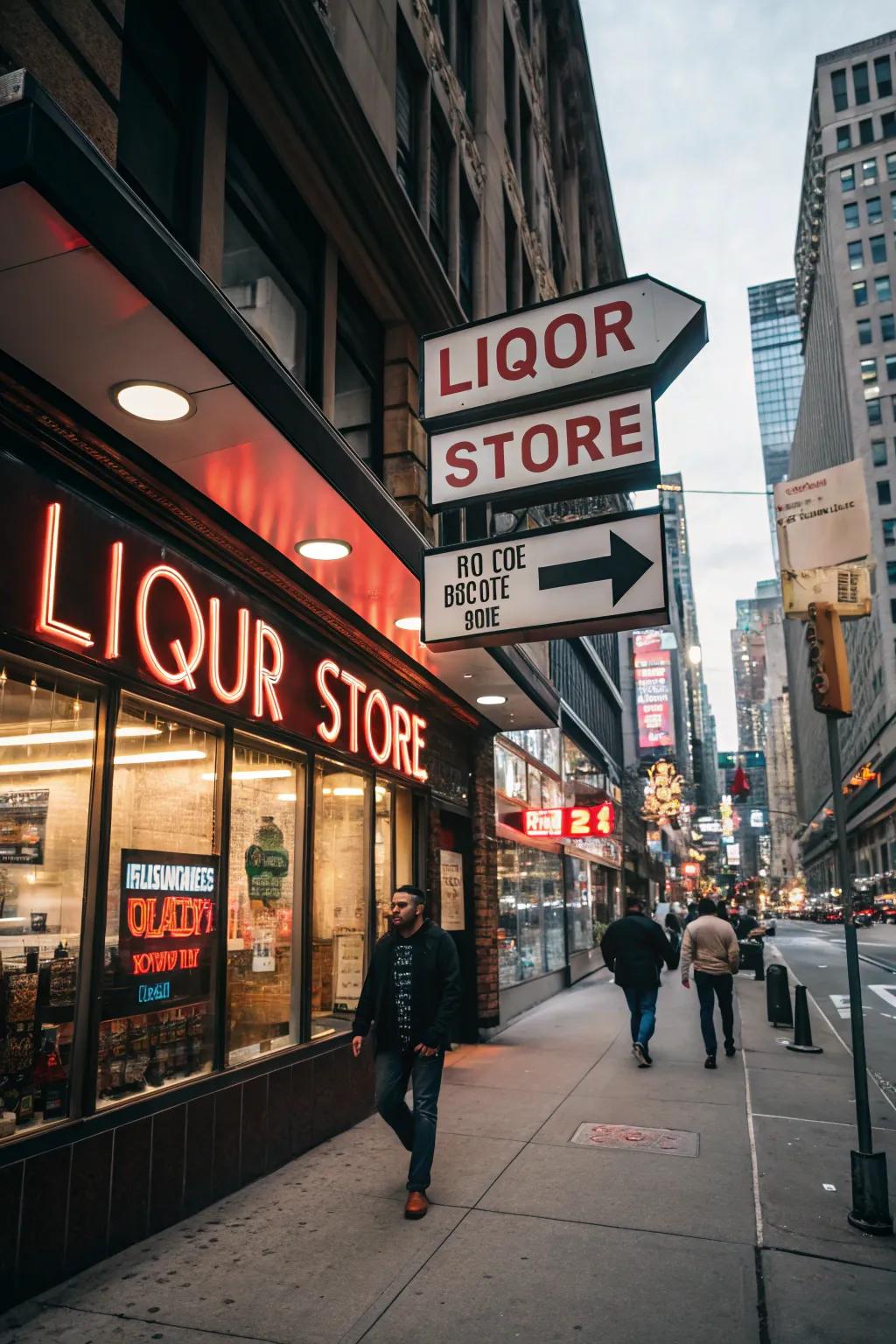 Wayfinding markers ensure a seamless shopping journey.