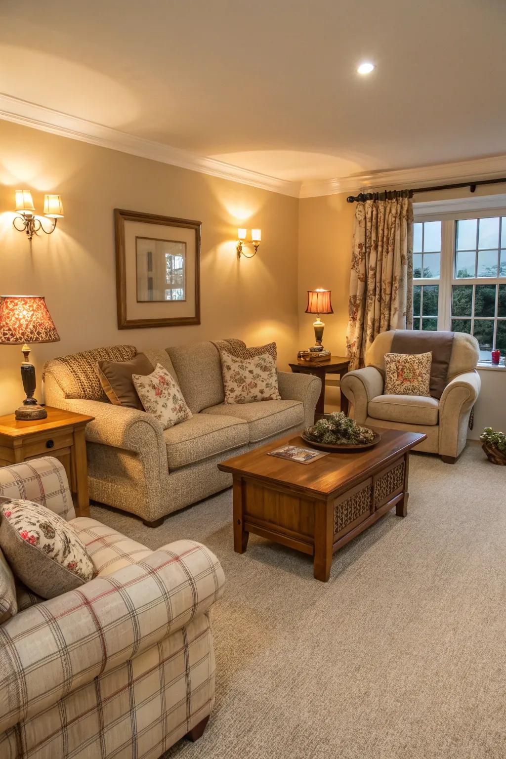 Soft floor covering furnishes unparalleled comfort and warmth for your living space.
