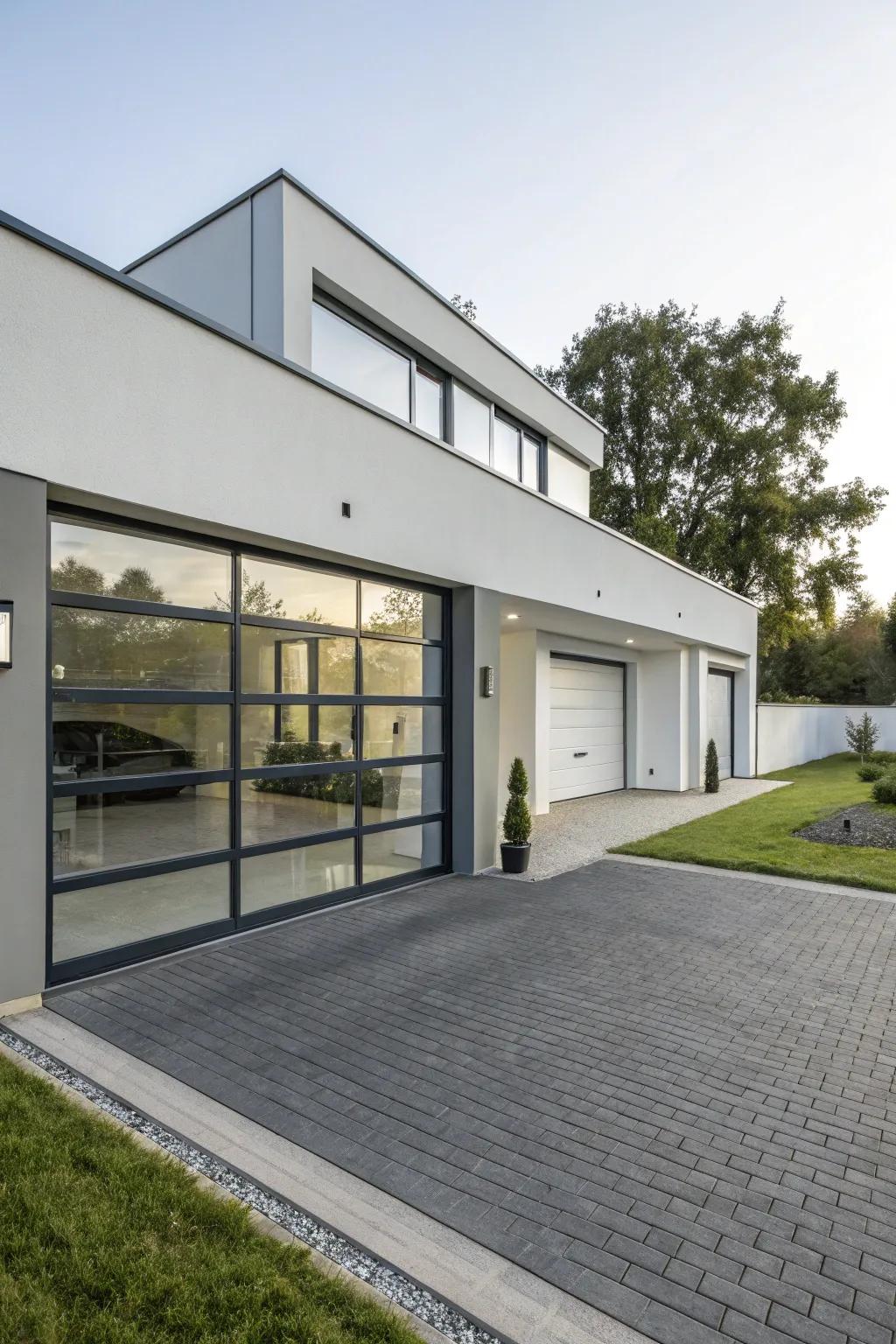 Embrace contemporary design concepts for a modern garage.