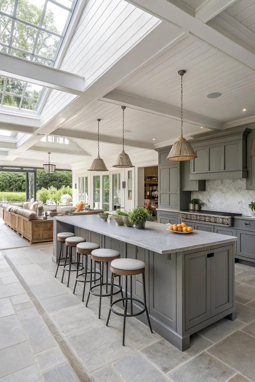 Open designs foster attractive social spaces.