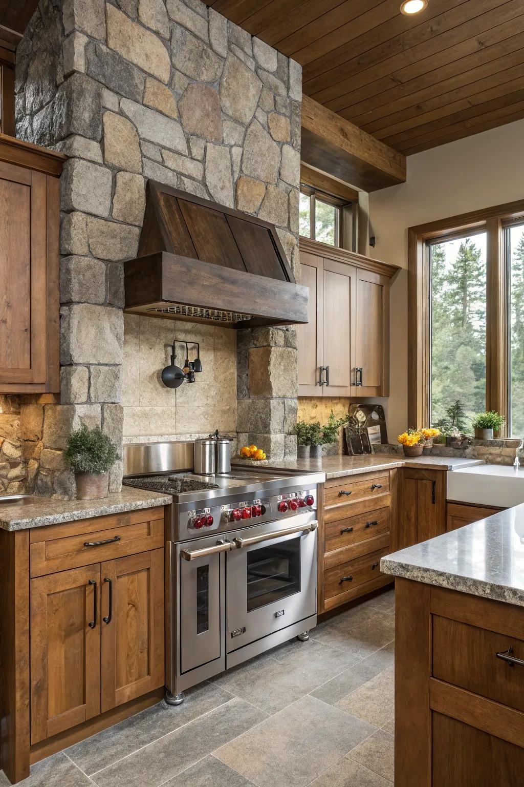 Assorted textures add depth and intrigue to kitchen designs.