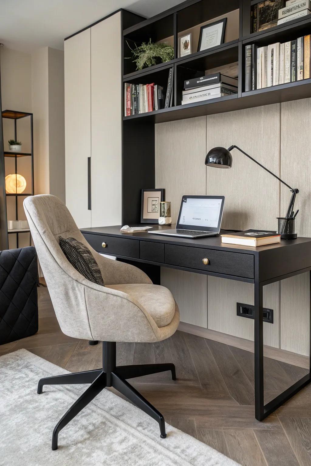 Elegant furniture that marries style with functionality.