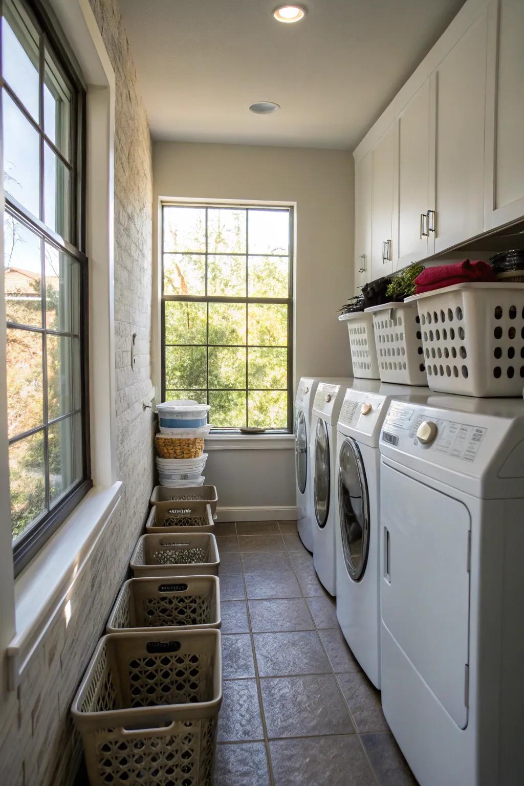 Sunlight can amplify the perception of area and foster a pleasant working ambiance.