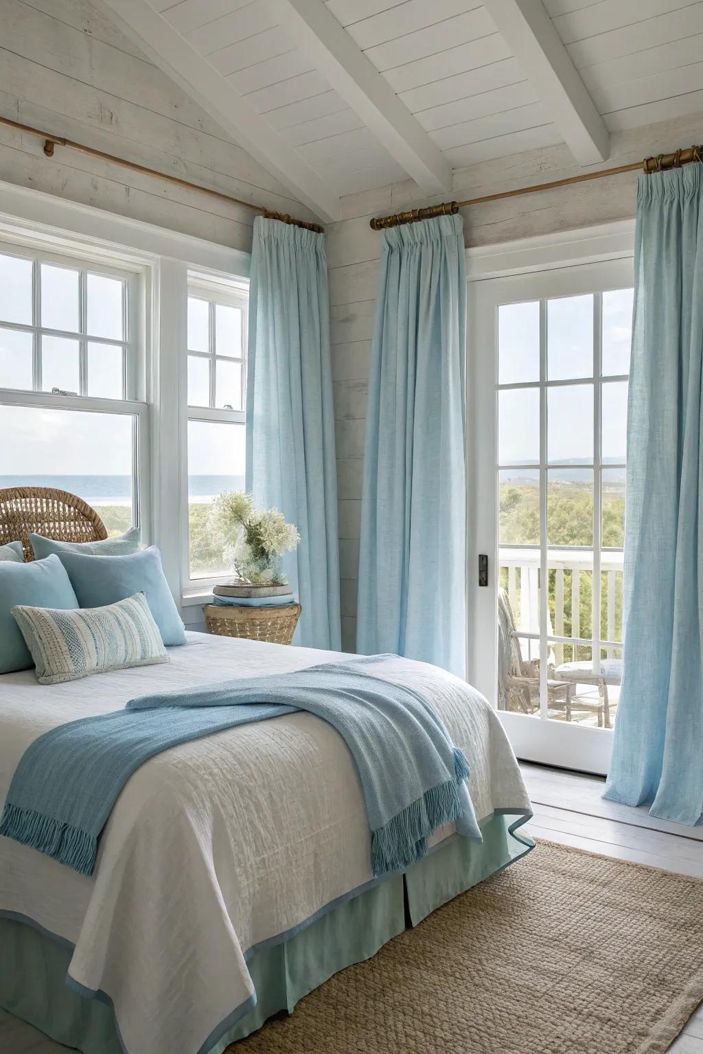 Natural fibers like linen and cotton enhance the tactile appeal of your bedroom.