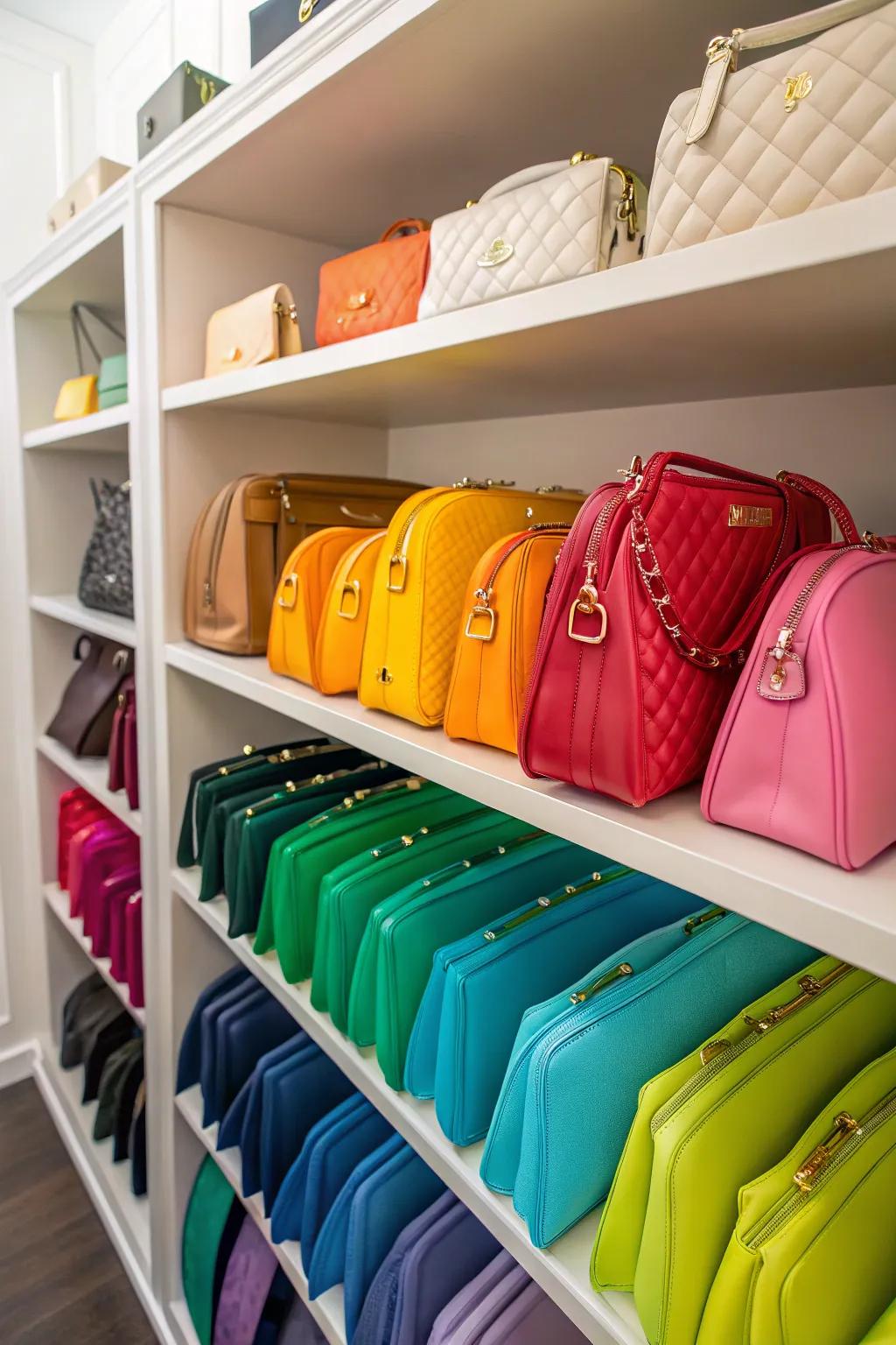 Color synchronization offers visual equilibrium to your wardrobe.