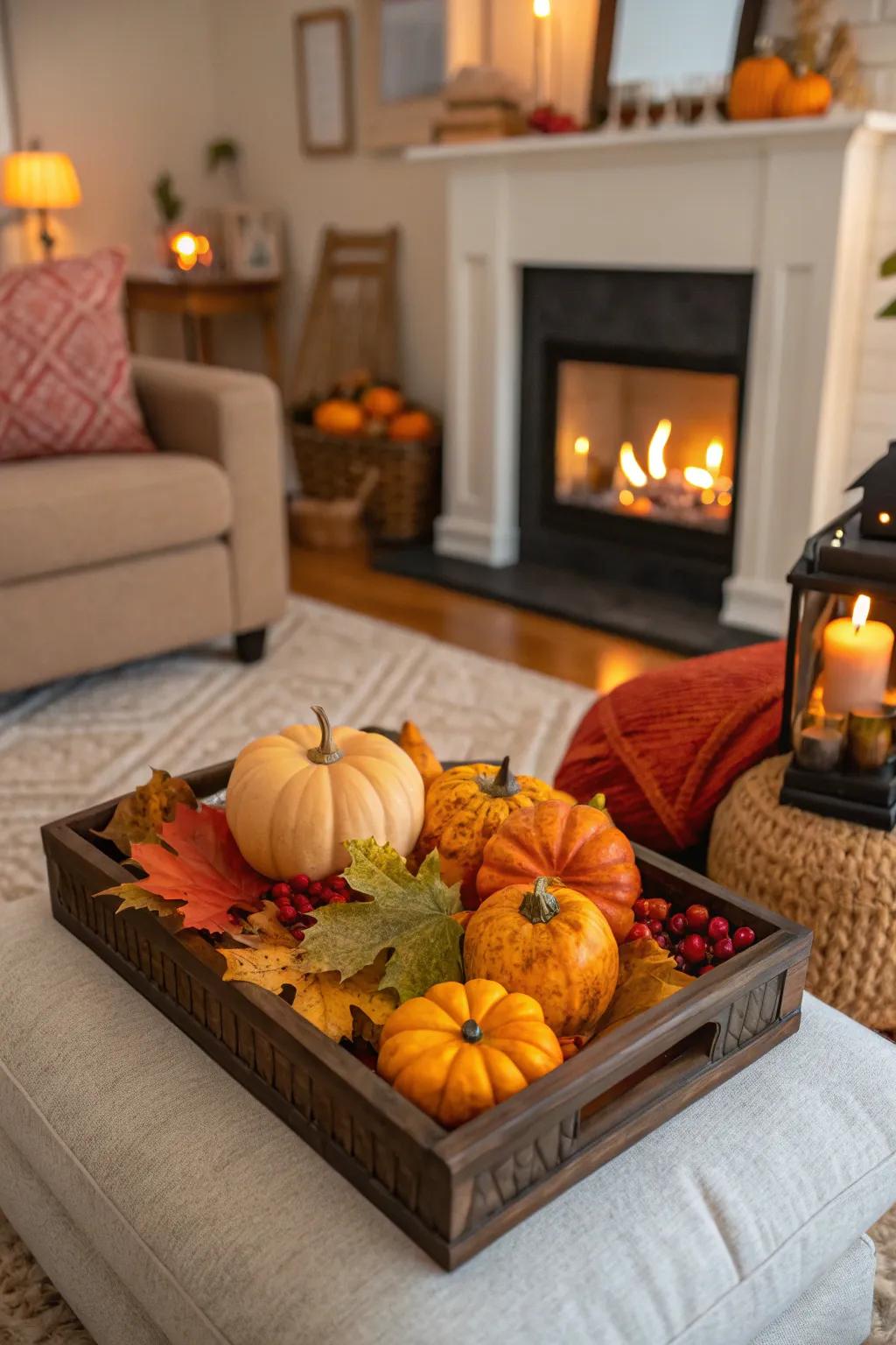 Celebrate each season with themed decor.