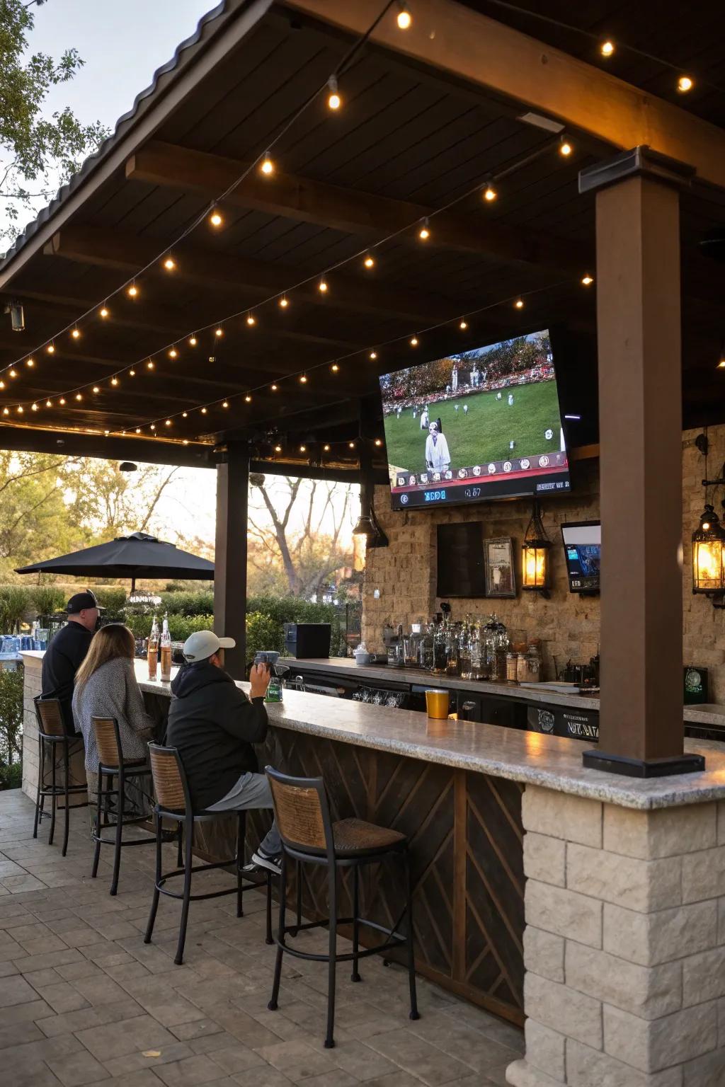 An outer bar layout primed for amusement.